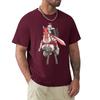 Medieval Knight In Armor On Horse T-Shirt Summer Tops Animal Prinfor Boys New Edition Fruit Of The Loom Mens T Shirts