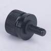 Knurled Motorcycle Seat Bolt Set 6 Mm Metal Mounting Screw for Seat Replacement, Adjustment, and Garage Service