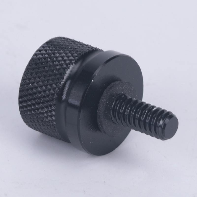 Knurled Motorcycle Seat Bolt Set 6 Mm Metal Mounting Screw for Seat Replacement, Adjustment, and Garage Service