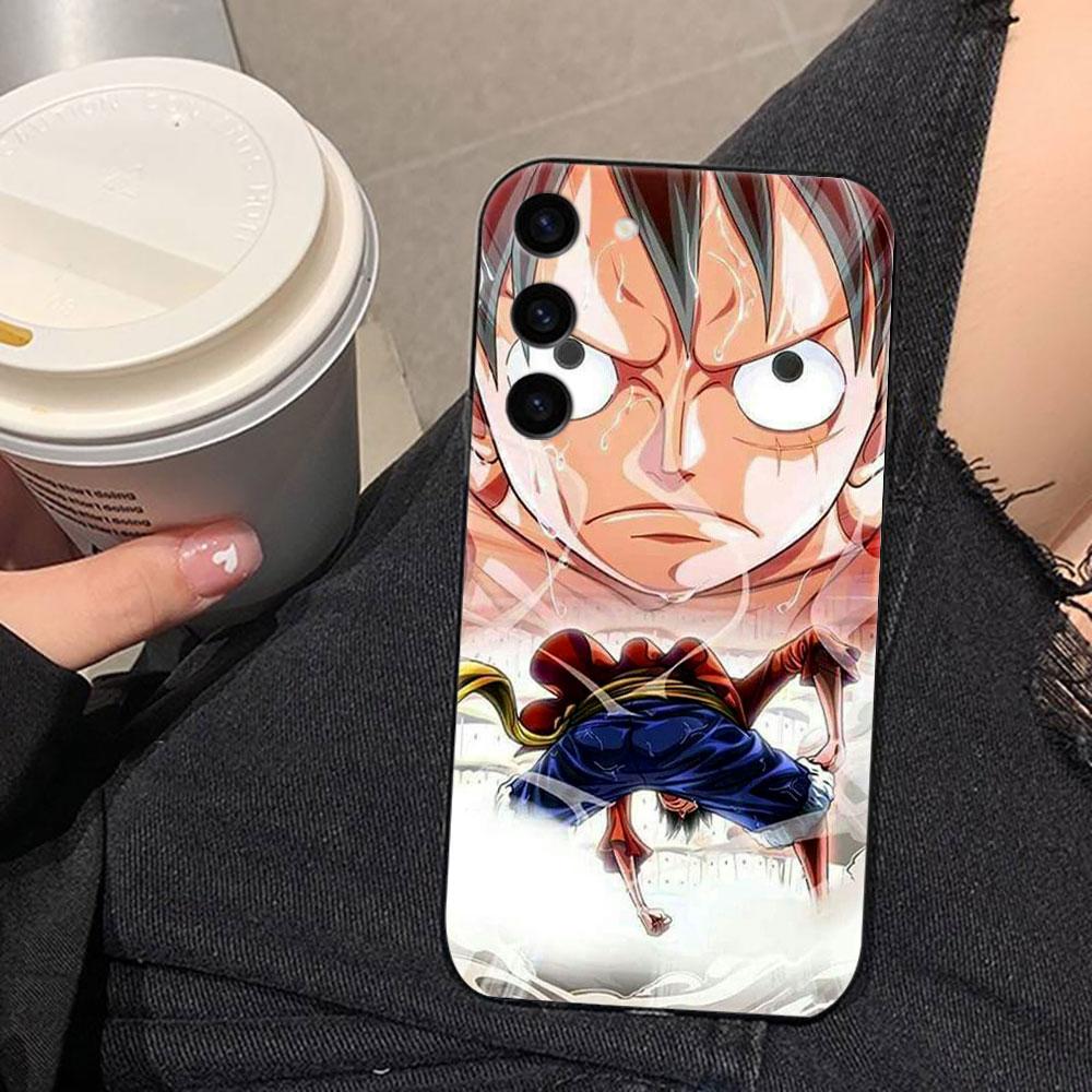 One Piece Monkey D Luffy Nina Phone Case For Samsung Galaxy S26 S25 EDGE S24 S23 S22 S21 S20 FE S10 Ultra PLUS LITE Case Cover