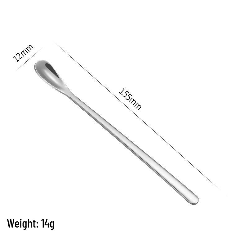Japanese 304 Stainless Steel Long Handle Stirring Spoon for Ice, Cocktails, Coffee, or Honey