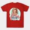 Men Black Print T-shirt Reba - Barbra Jean No-Cut Transfer Paper Print Cotton Tshirt