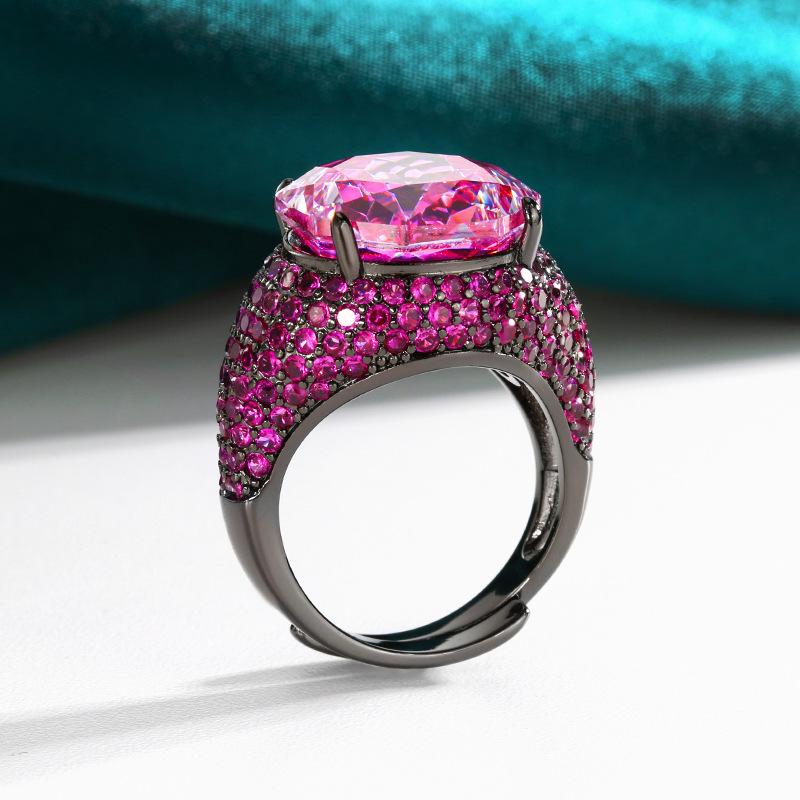 Luxury Zirconia Rings for Women 2025 New Fashion Ring Ladys Wedding Party Jewelry Accessories