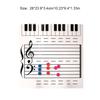 Dry-Erase Board Teaching Prop Note Plate Fine Workmanship Long-lasting Classroom Accessories Teacher Props Music Teach Supplies