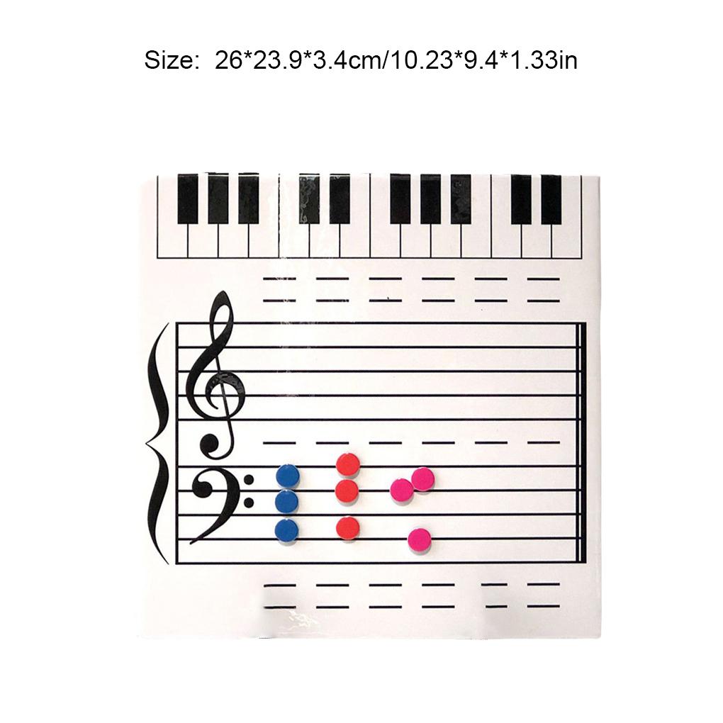 Dry-Erase Board Teaching Prop Note Plate Fine Workmanship Long-lasting Classroom Accessories Teacher Props Music Teach Supplies