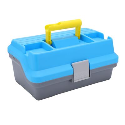 Box na rybářské potřeby Přenosný třívrstvý ABS box na rybářské potřeby s ergonomickou rukojetí