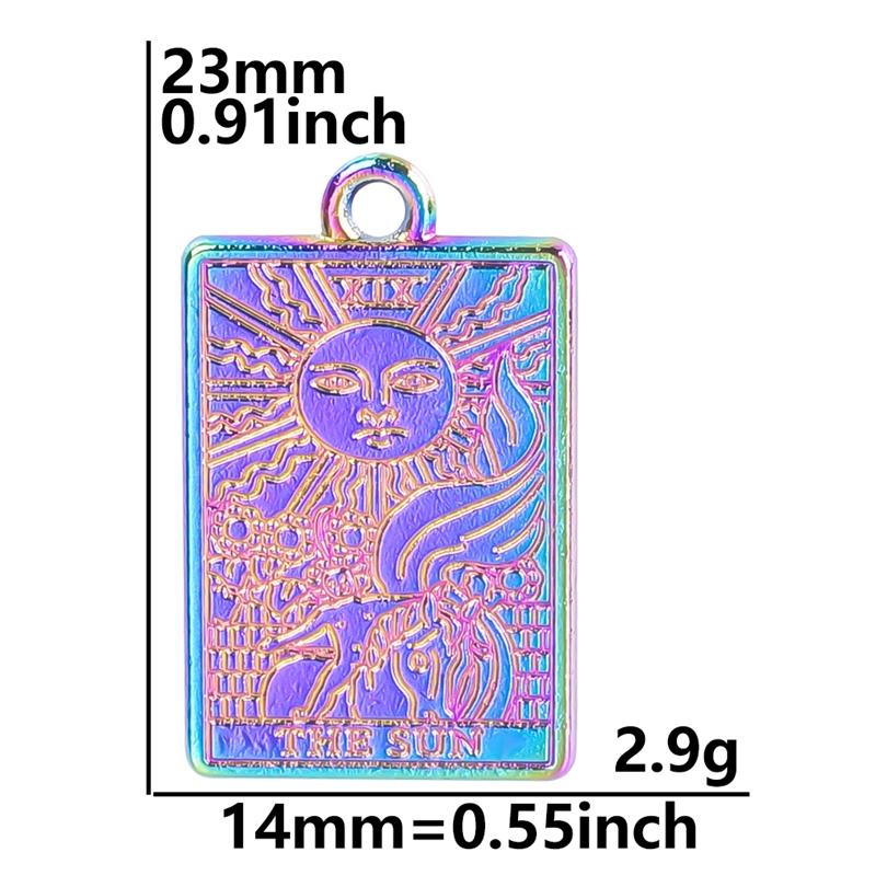 12Pcslot Metal Tarot Charm Mix Accessories Sun Moon Star Pendant Charms For Jewelry Making Supplies Wholesale Items Diy Earring