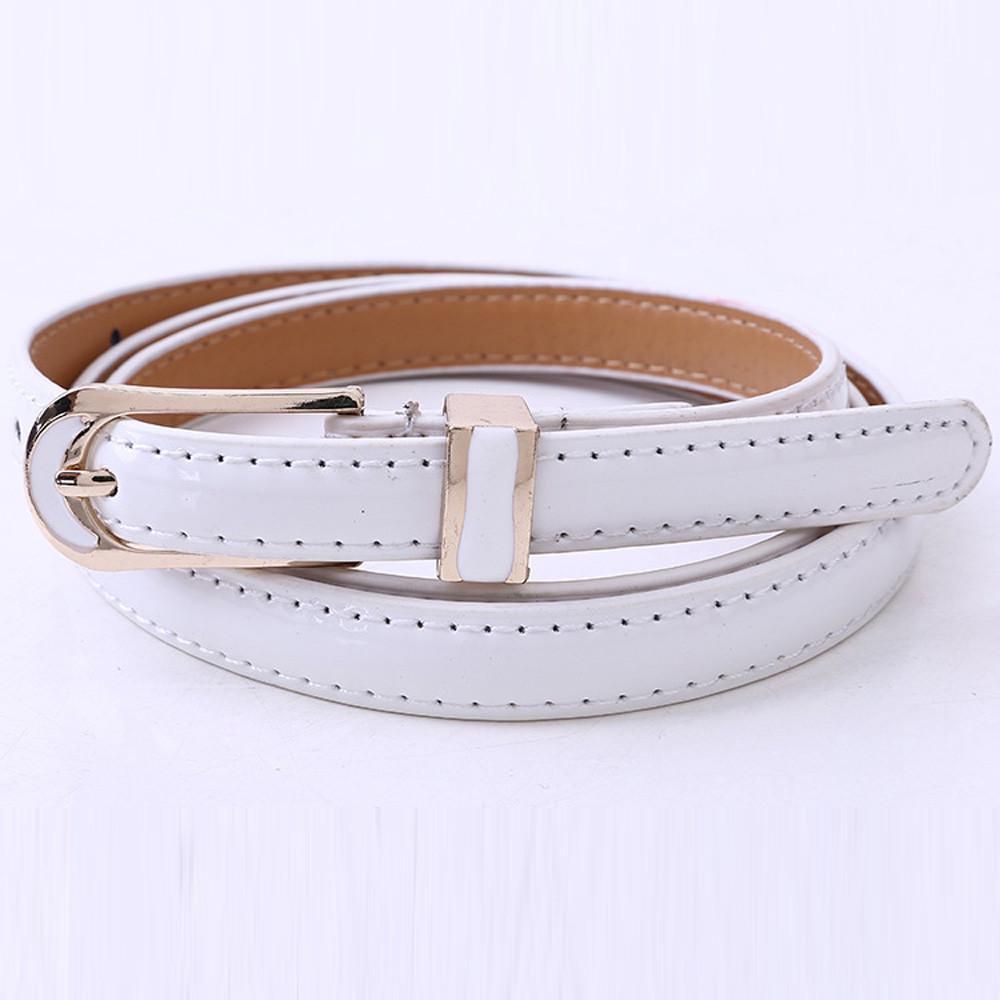 New Fashion Women's Vintage Accessories Casual Thin Leisure Leather Belt