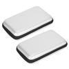 2Pcs Portable Storage Bag Carry Case EVA Protective Hard Bag for NDSILL 3DSXL