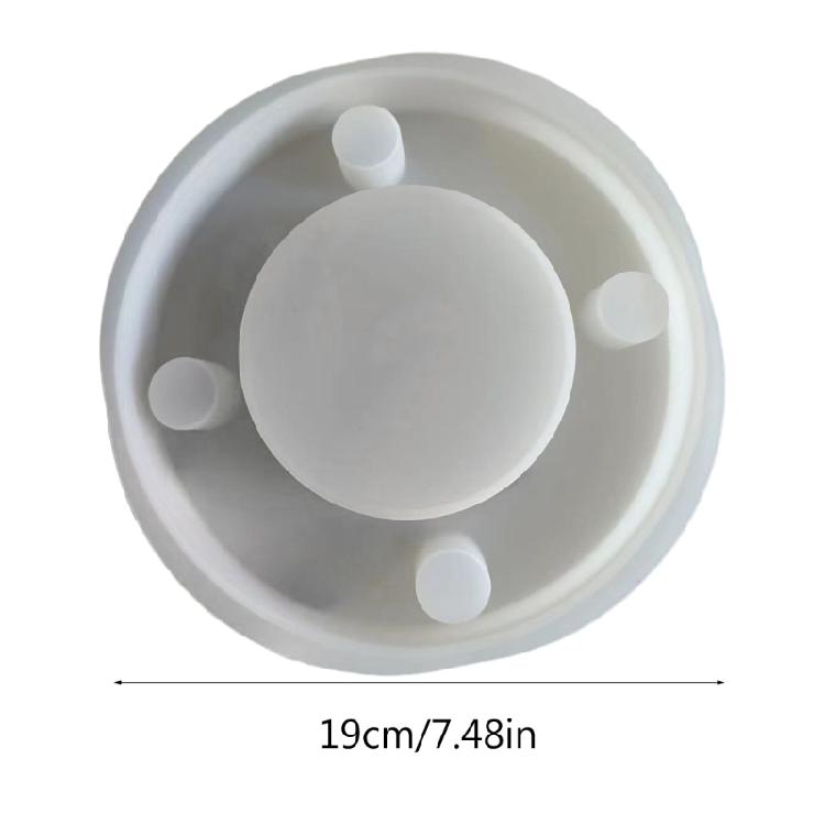 Candle Base Epoxy Moulds Personalized Candle Holder Molds Silica Gels Ornament