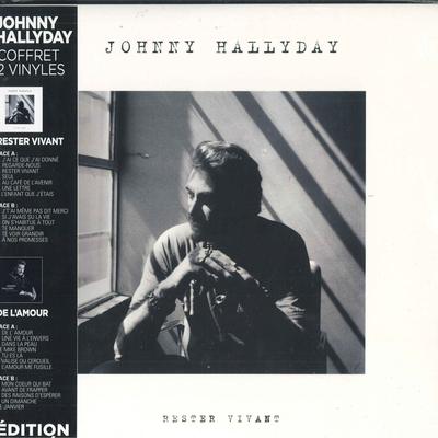 LP Record JOHNNY HALLYDAY - Rester Vivant / De L'amour 0190295760007 Warner Music Fr 2017 France Rock
