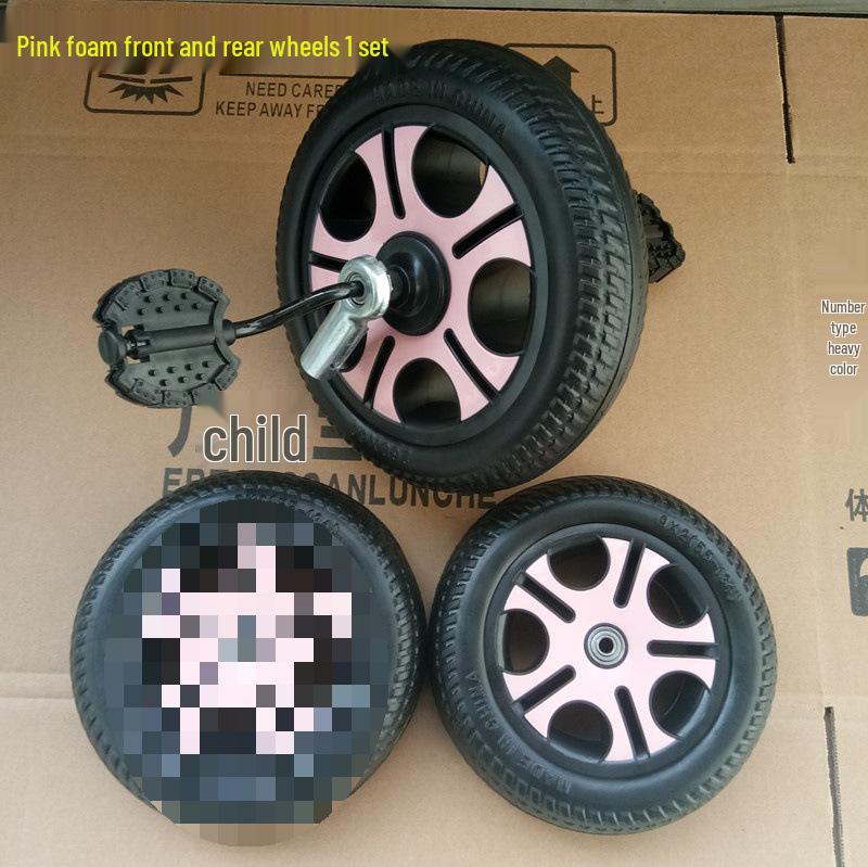 Kinderdreirad mit Schaumstoff- und Vollgummi-Verschleißfesten Rädern.