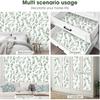 Peel and Stick Wallpaper 17.7 x590.5 Inch Olive Green Leaf WallpaperStick on Wallpaper for Bathroom Vinyl Removable Wallpaper Self Adhesive Wallpaper