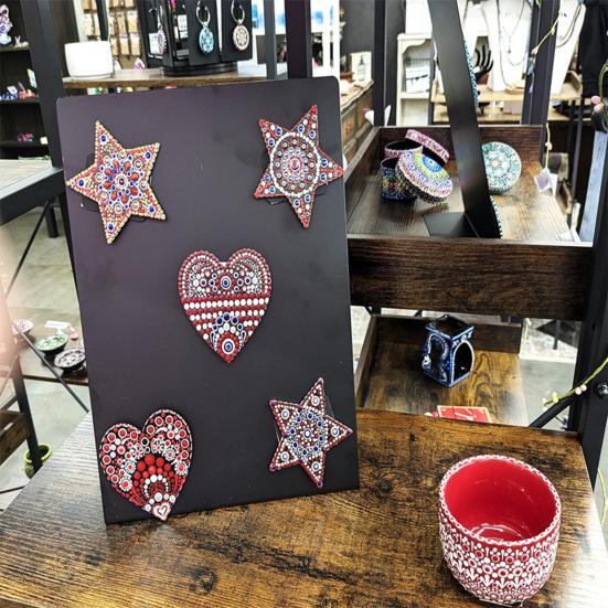 L-Shaped Metal Memo Board Magnetic Surface Desktop Display Stand For Notes Photos