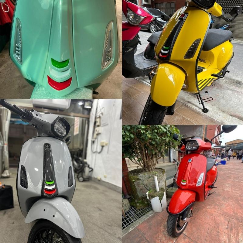 Motorcycle Airvent Inflow Horn Covers Front Tie Belt for VespaGTS 125300 GTV300 2007-2022 Motorbike Tie Trim Cover