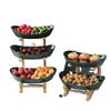 Fruit Plate Snack Plate Light Luxury High-end Three-layer Small Exquisite Fruit Plate Modern Creative Living Room Home