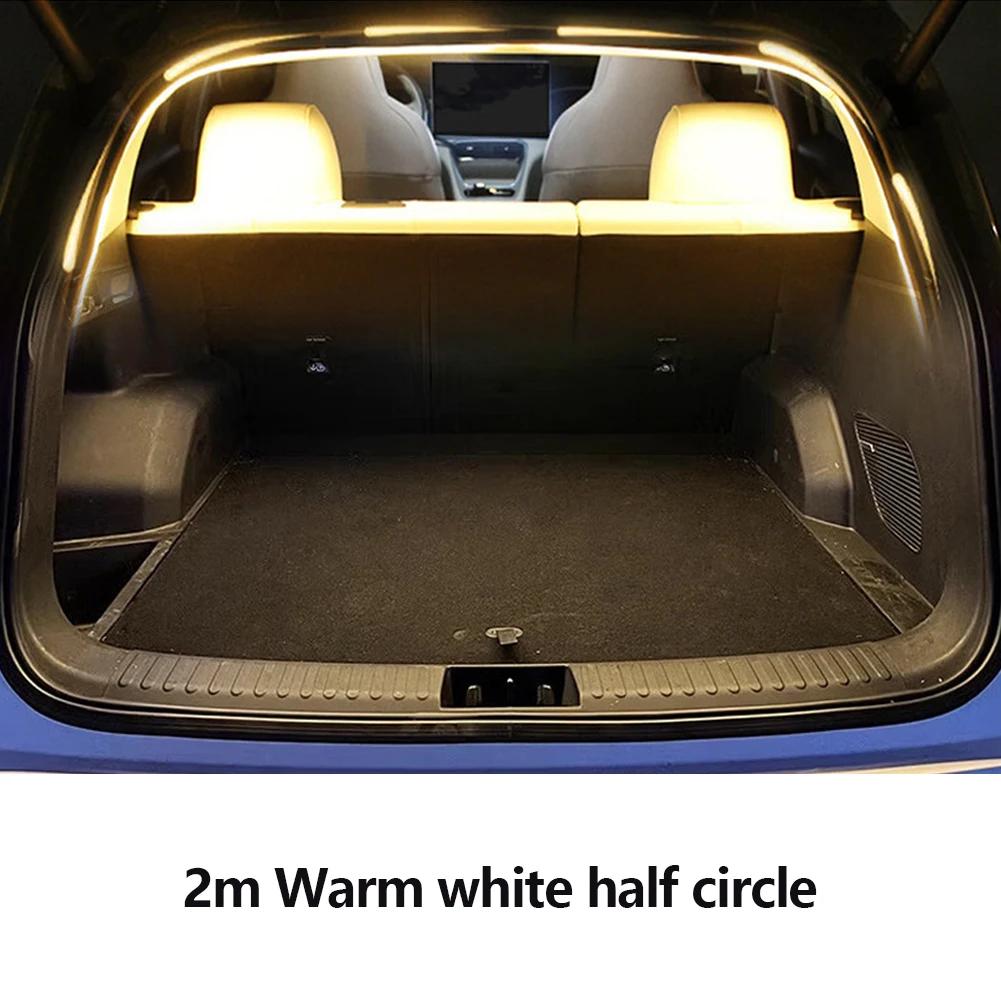 Car Trunk Led Light Strip Waterproof Flexible Ambient Light Strip Automatic on/Off Hidden Installation Universal for Suv/Mpv