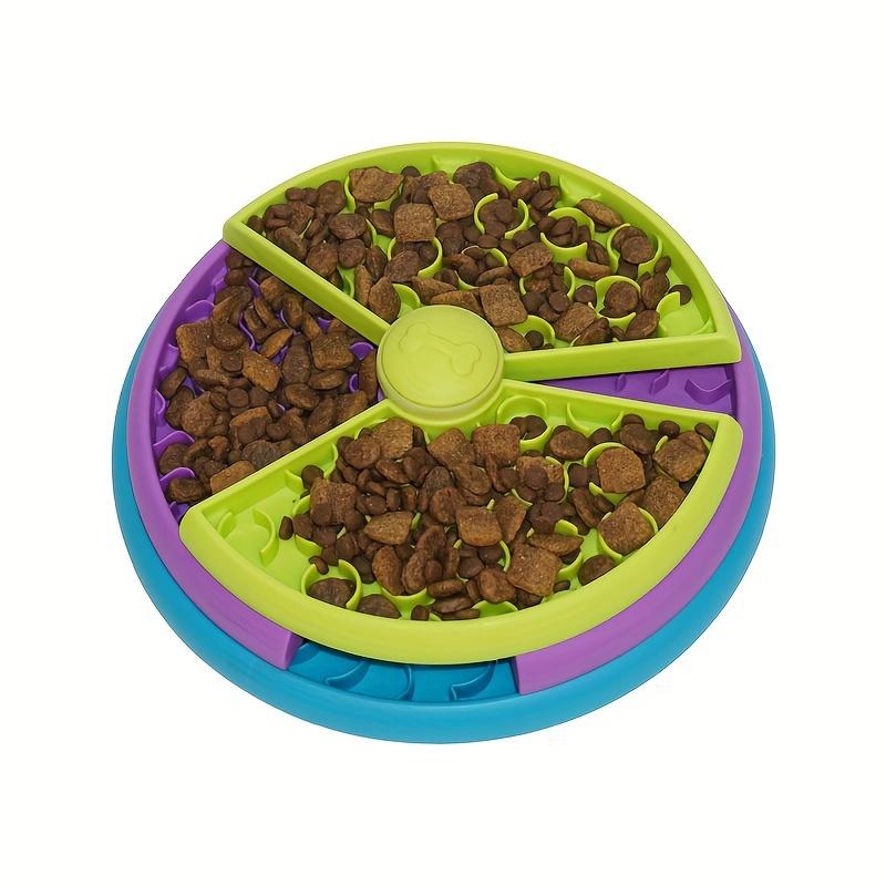 1Pc Brinquedo de quebra-cabeça interativo para cães - brinquedos de mastigar para alimentação lenta, aumento do QI do filhote, dispensador de comida, jogo de treinamento para animais de estimação para gatos e cães