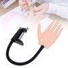 Manicure Practice Hand Model Nail Maniquin Hand Removable Fingers Artificial Hand with Bracket for Beginner