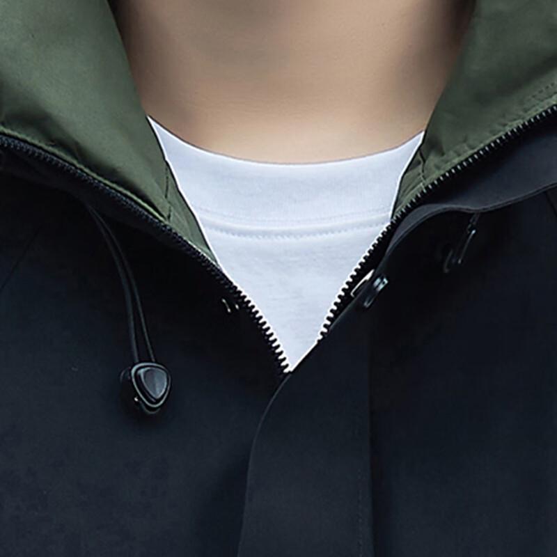 Pierre Cardin Men's Fall Hooded Loose Fit Drop Shoulder Jacket