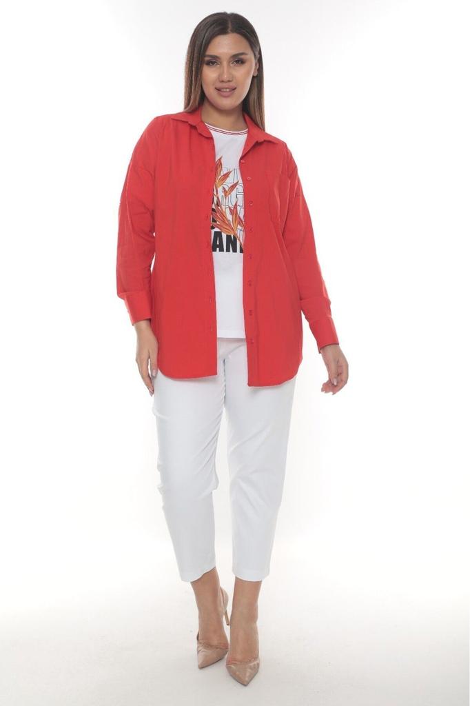 Damenstil Übergröße Hemd Große Größe Sommerhemd