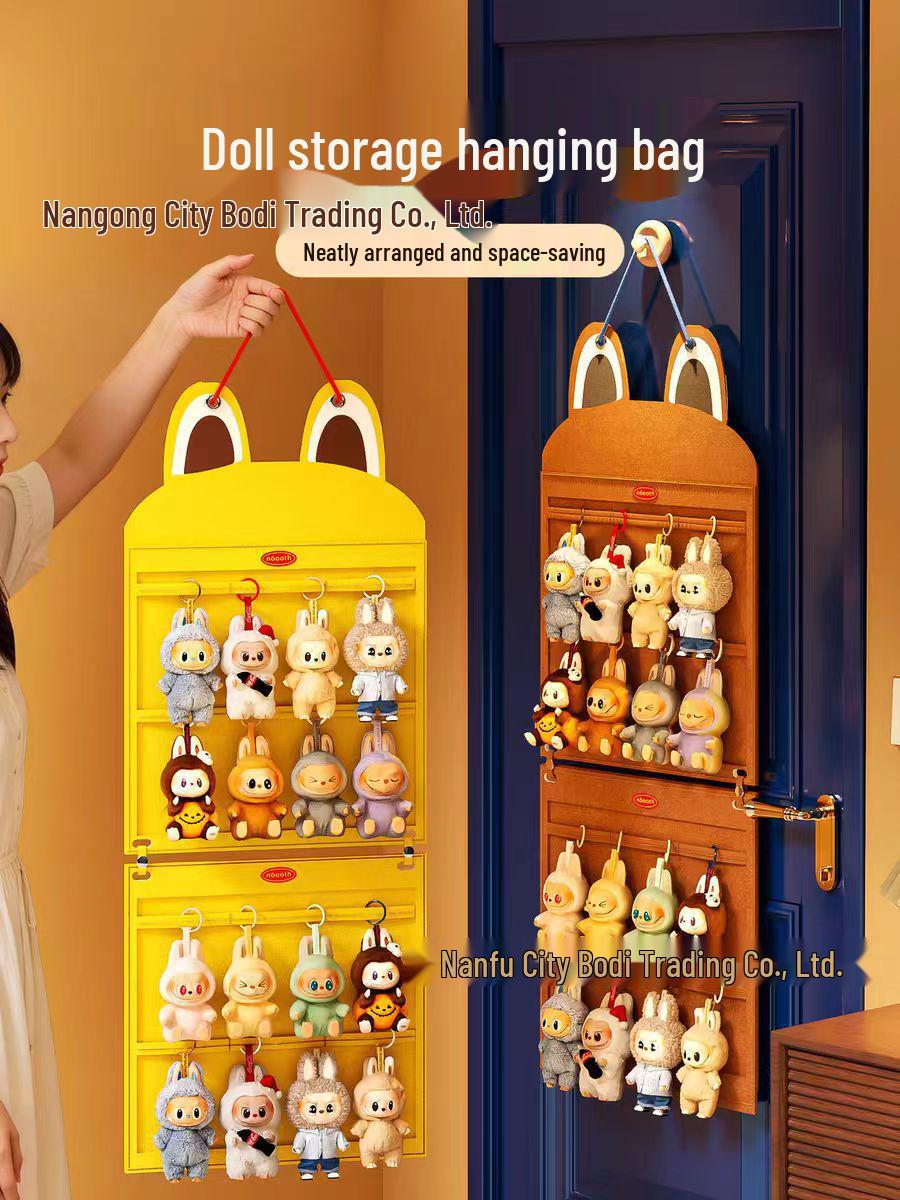 Labubu Style 2026 Wall-Mounted Blind Box Display and Storage Rack