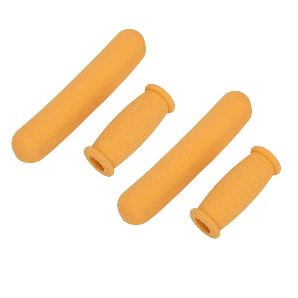 4 Stück Extra Dick Gepolsterte Rutschfeste TPU Krücken Ersatzpolster für Achselhöhlen Handgriffe für Standard Aluminiumkrücken