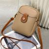 Women's Mini Phone Bag High-Quality PU Leather Crossbody Messenger Fashion Satchel Handbag Purse Shopping