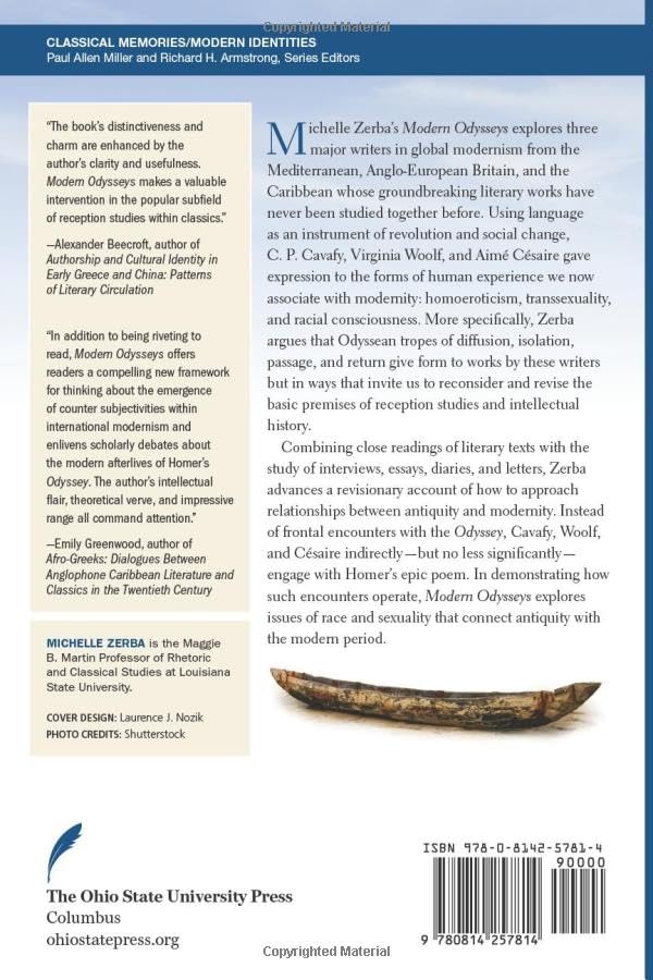 Modern Odysseys: Cavafy, Woolf, Césaire, and a Poetics of Indirection (Classical Memories/Modern Identities)