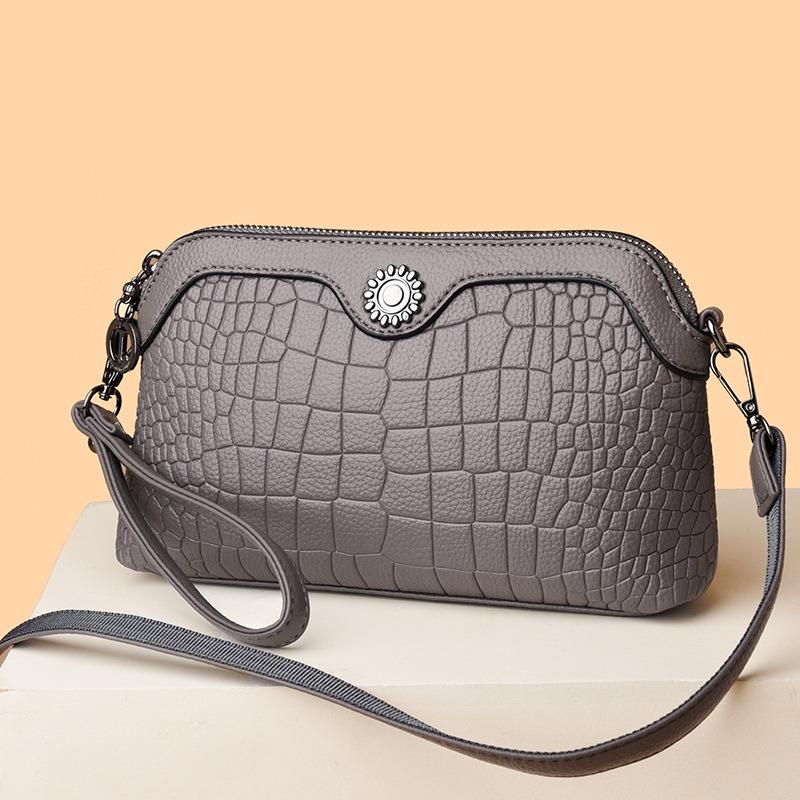 New Arrival Women's Stone Embossed Crossbody Bag - Mini Shoulder Bag with Phone Pocket, Versatile Commuter-Friendly Purse for Daily Essentials