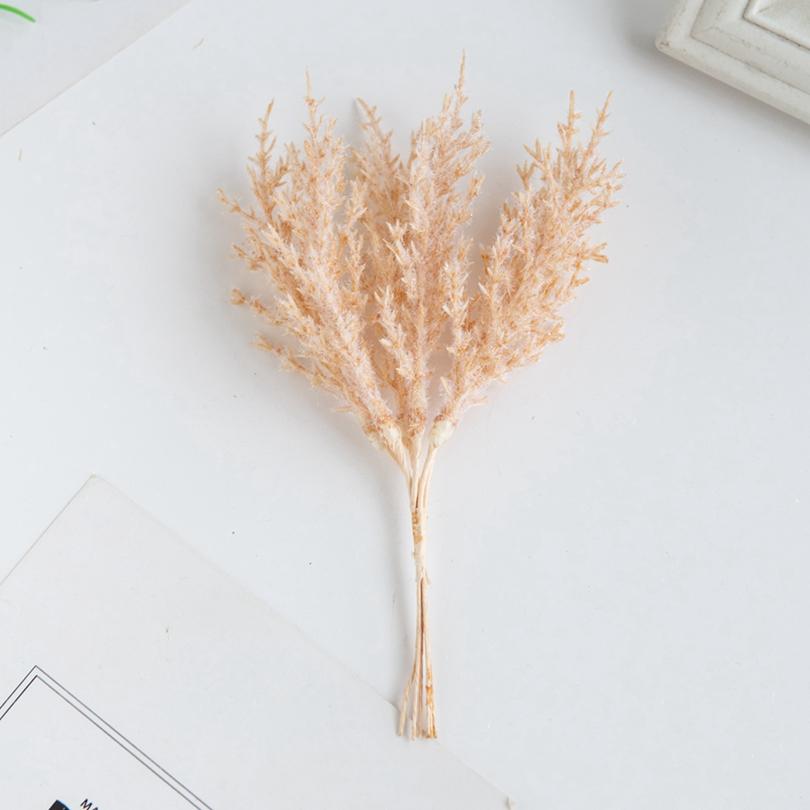 5/10Pcs Artificial Plant Golden Silvery Branch Christmas Tree Wreath Homes Wedding Accessory High Quality Artistic Decoration