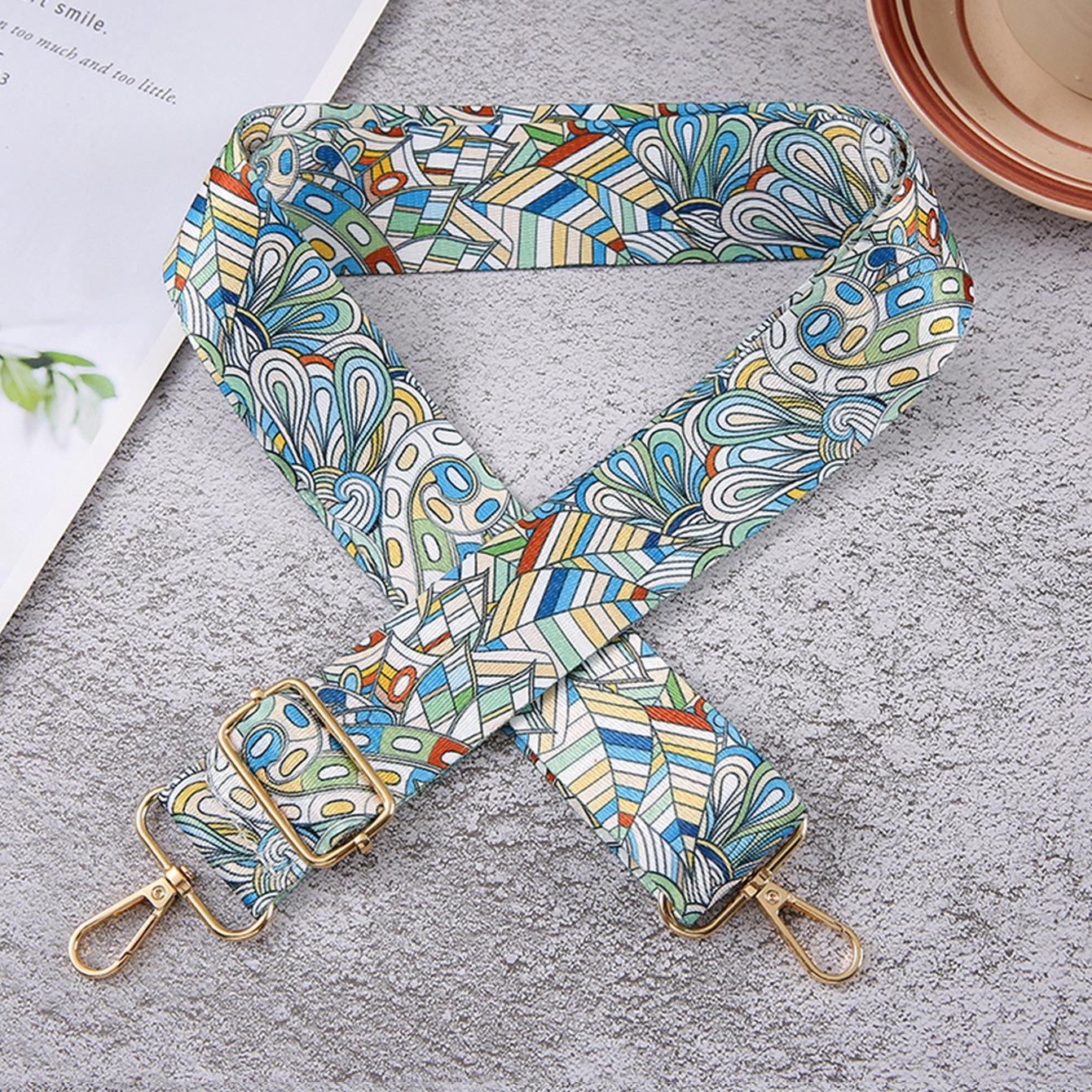 

Stylish Retro Shoulder Bag Strap Multi-function Freely Adjustable Versatile Bag Shoulder Strap Can Replace Travel Accessories зелёный