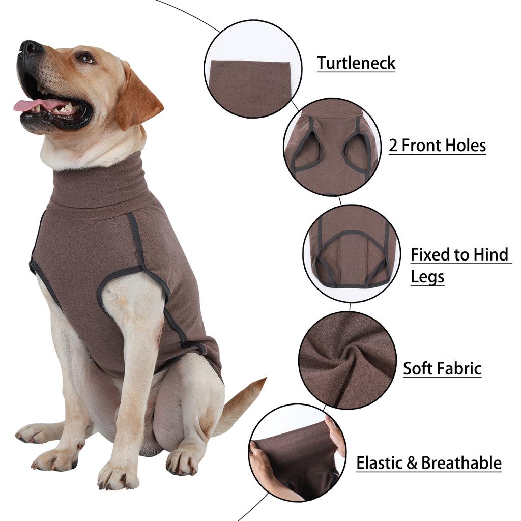 Köpek Süveteri Balıkçı Yaka Sıcak Kış Kazak Evcil Hayvan Kıyafetleri Küçük Orta Büyük Köpek İçin