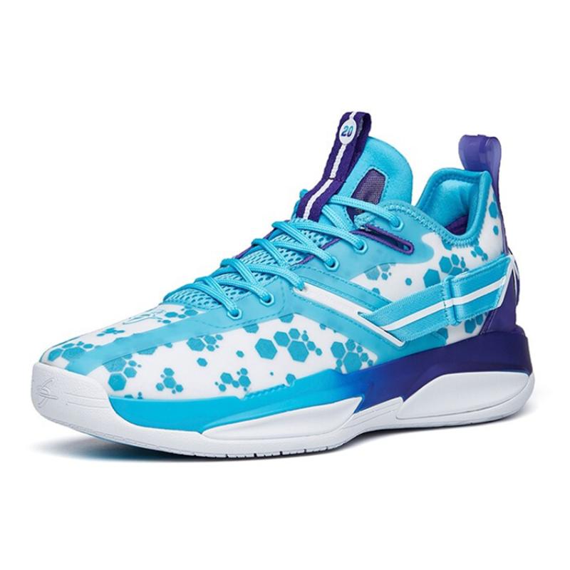 Anta GH3 Gordon Hayward Cushioning Anti-Slip And Wear-Resistant High-Top Basketball Shoes White Blue Purple Sneakers 112211103-7