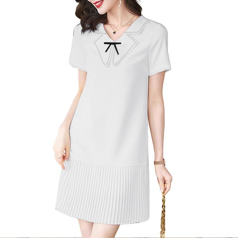 ZANZEA Womens Summer Doll Collar Casual Short Sleeve Dress