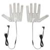 5V USB Heated Gloves Pad 5 Finger Type Electric Gloves Heating Film Pads Rechargeable Hand Heater