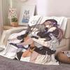Anime Honkai Star Rail Kafka Flannel Blanket Cute Cartoon Printed Warm Soft Blankets Home Bedding Decor Winter Blankets