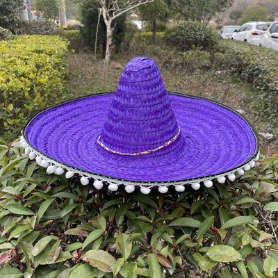 Colorful Mexican Straw Hat for Kids & Adults - Perfect for Halloween, Masquerades & Parties