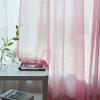 1/2Pcs Rod Pocket Thin Window Curtain Door Drape Shades  Living Room Bedroom Kitchen Decoration