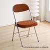 Compact Folding Chair with Backrest for Home, Office, or Dining