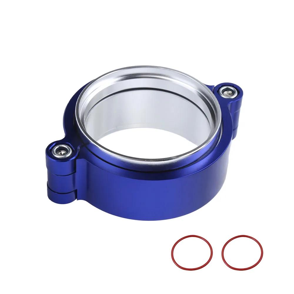 2"/2.5"/3"/3.5"/4" OD Turbo Intake Intercooler Pipe Aluminium Exhaust W System Exhaust HD V-band Clamp Assembly Anodized Clamp