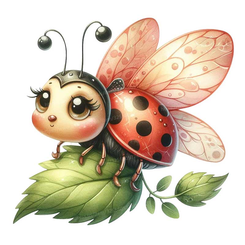 Cute Ladybug Cartoon Car Sticker Waterproof Styling Automobiles Motorcycle Exterior Accessories Vinyl Decals Y209
