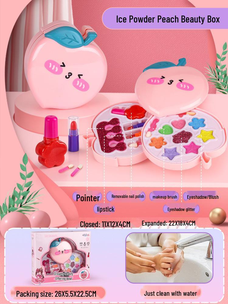 Princess Makeup Toy Set for Girls – Pretend Play Cosmetics and Dress-Up Gift