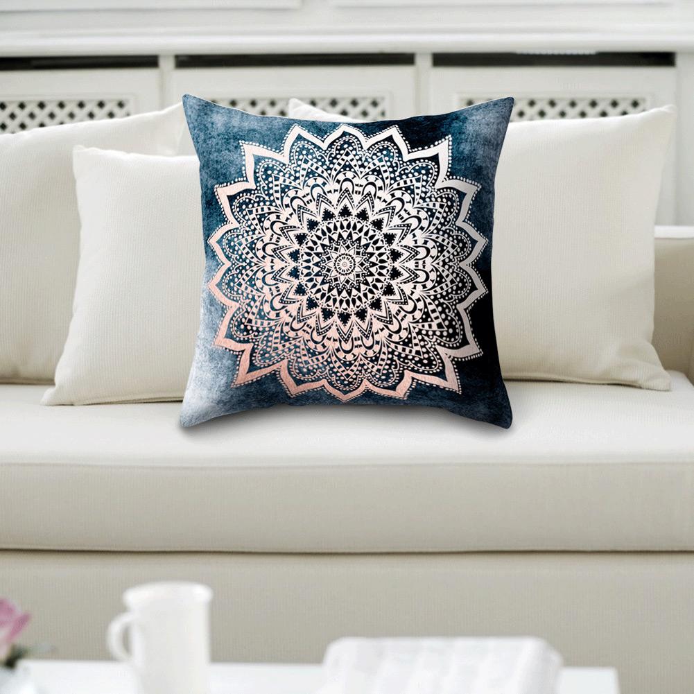 45x45cm Square Throw Pillow Covers Datura Flowers Pillow Cover Cushion Cover(J)