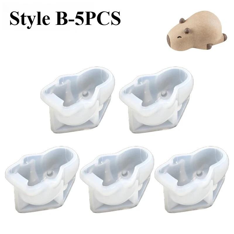 3D Capybara Dolphin Silicone Molds 1-10PCS Non-Stick Pudding Jelly Moulds Home Baking Supplies Party Dessert Kits