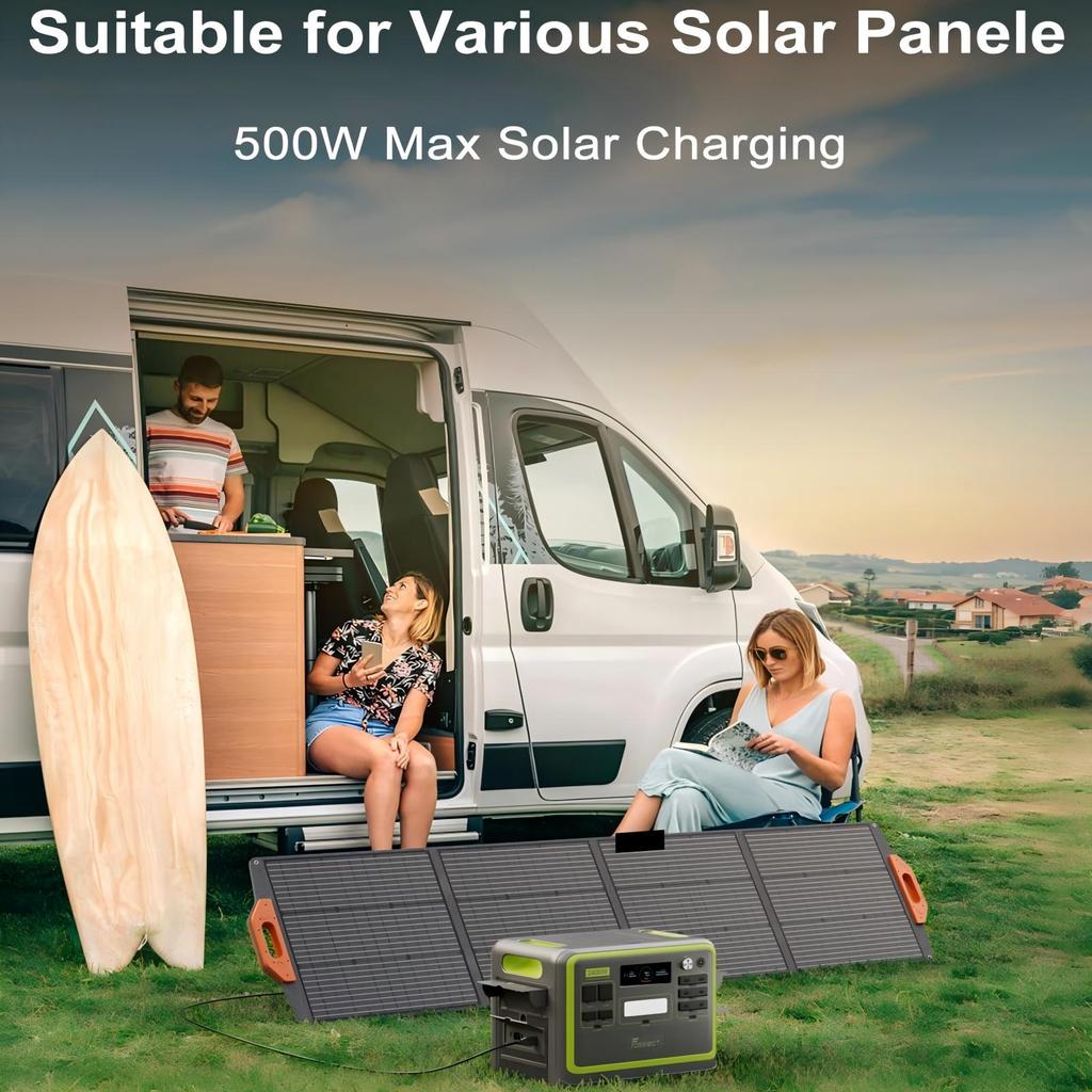 Générateur Solaire Électrique - FOSSIBOT - F2400 - 2048Wh - 2400W - Portable et Résistant IP68