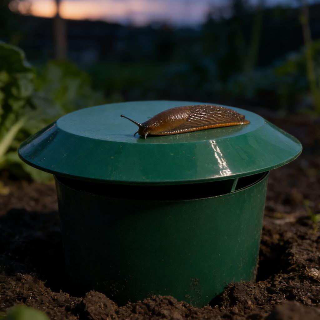 Garden Slug Trap Plastic Snail Catcher Pest Control Device for Vegetable Patch Flower Beds Lawn Protection Outdoor Use