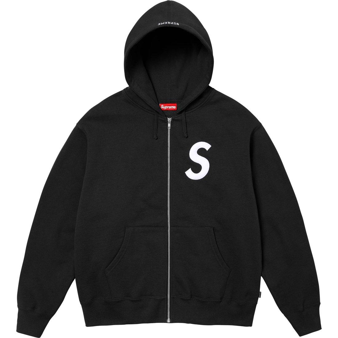 Supreme S Logo Zip Up Hooded