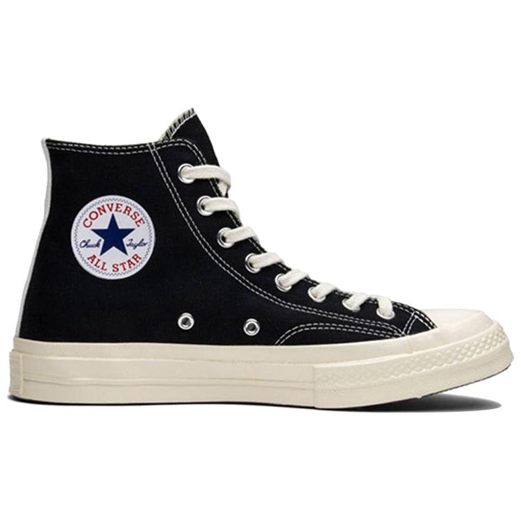 New Converse Comme Des Garçons Play X Chuck 70 High 'Black' 150204C