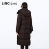 Jin Yujie Women's Maillard Thickened Long Duck Down Puffer Coat